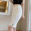 DIMANAF 2025 Übergröße Damen Shorts Hosen Sommer Locker Jeans Kurz Basic Harem Hohe Taille Einfarbige Hosen Elastische Taille