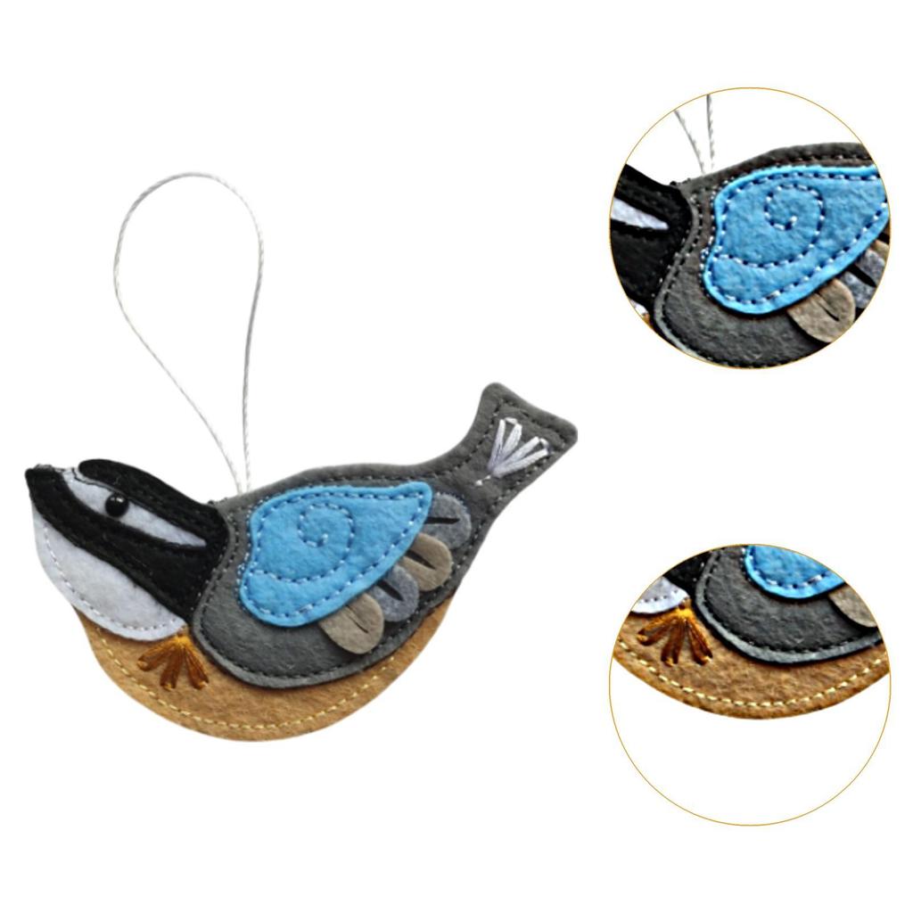 Felt Bird Ornament Xmas Decor Hanging Pendant Collection Hanging Decor for Festival Winter Anniversary Christmas Tree Xmas Tree