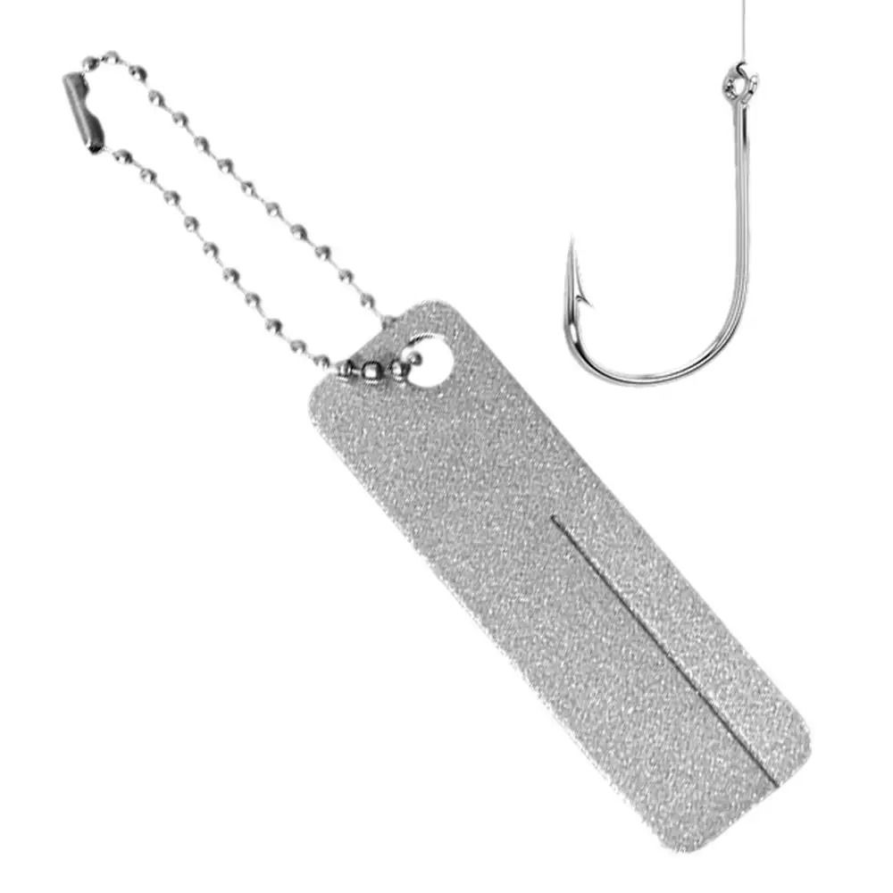 Hard Fishing Hook Sharpener Grindstone Camping Tool Knife Sharpener Outdoor Camping
