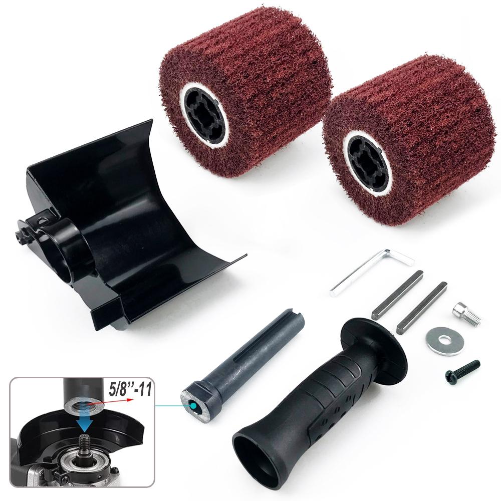M10/M14 Multifunctional Electric Angle Grinder Burnishing Polishing Machine Attachment Accessories Metal Steel Wood Sander