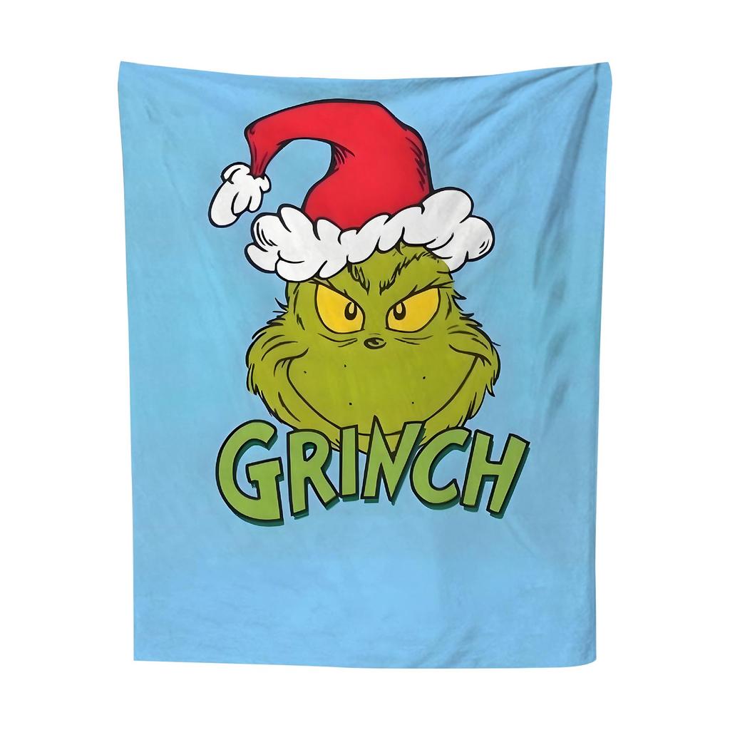Facecloth Blanket Green Blanket Christmas Gift Home Sofa Cover Blanket Holiday Decoration Blanket