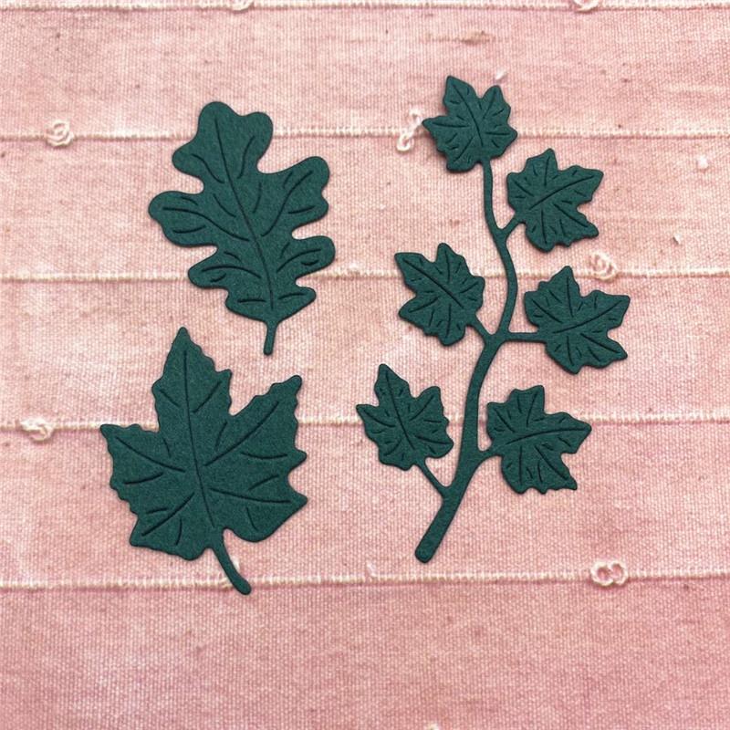 Leaves Metal Cutting Dies Stencils Die Cut for DIY Scrapbooking Album Paper Card Decorative Crafts