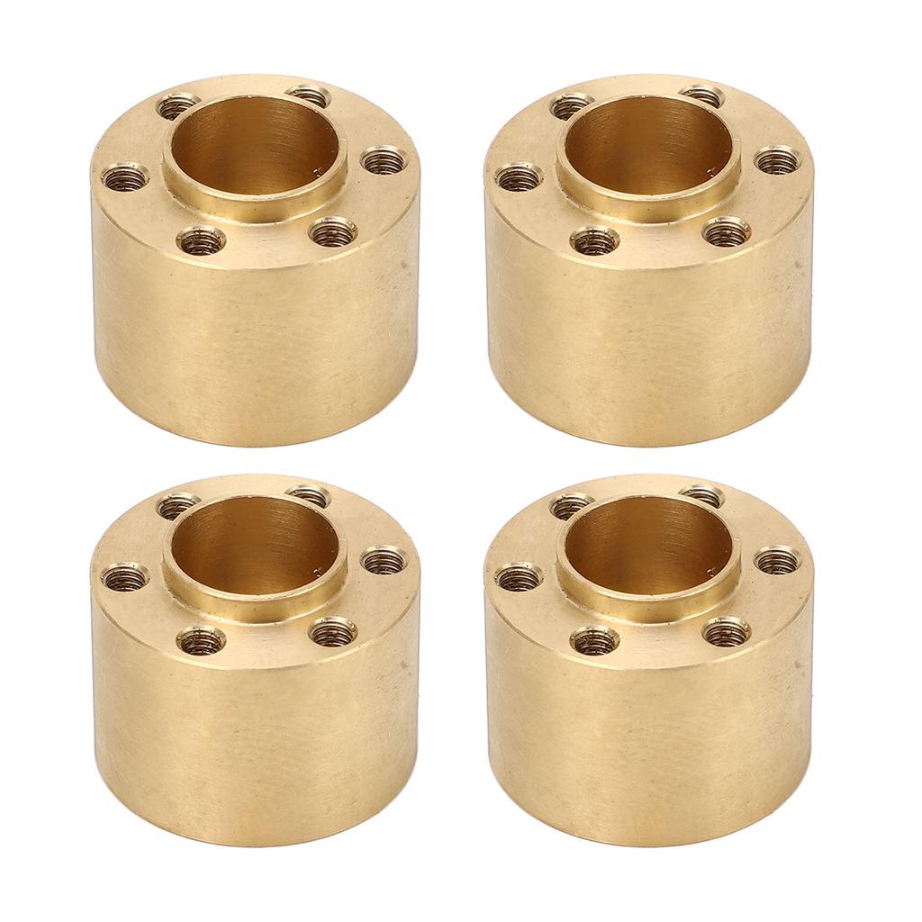 4Pcs Wheel Hex Hub Widen Brass Weight Wear Proof Wheel Hex Widen Adapter for 1.9in 2.2in Hub