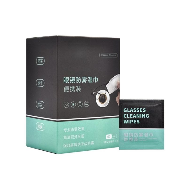 Lens Cleaning Wipes Disposable All Lenses Eyeglasses and Screens Wipes Disposable