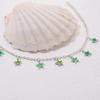 Beach Wind Fluorescent Green Five-Pointed Star Fringed Anklet Exquisite Super Fairy Luminous Gorgeous Anklet Female