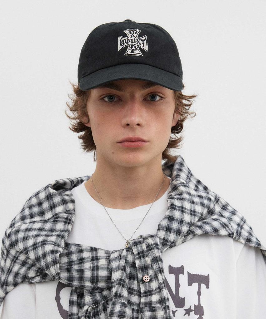 WMC Cross Logo 6 Panel Cap_Black