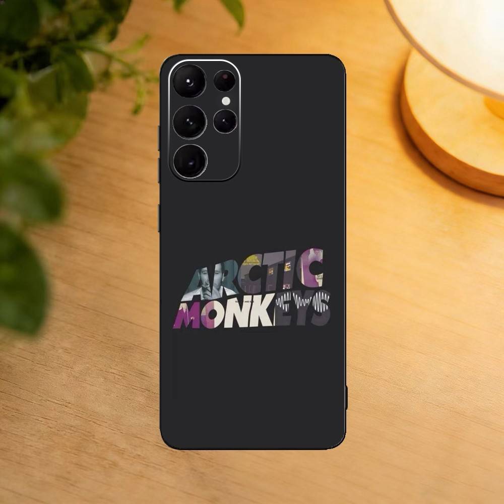 Logo A-Arctic M-Monkeys Band Phone Case For Samsung S25,S24,S21,S22,S23,S30,Ultra,S20,Plus,Fe,Lite Black Shell