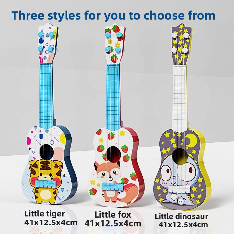 Ukulele Kids Guitar Toys Girls Boys Beginners Mini Guitar Instruments Playing Music Simulation