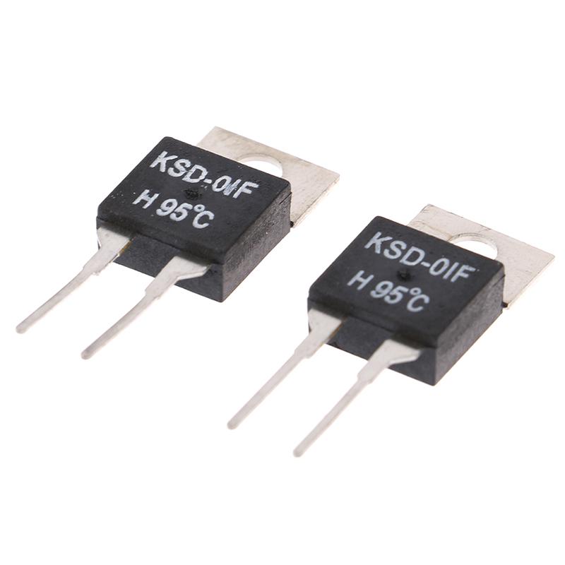 Normally Open Temperature Switch Thermostat Temperature Controller KSD-01F 100 ℃ N.O 5 Pieces Normally Open Temperature Switch Thermostat Temperature Controller KSD-01F 100 ℃ N.O 5 Pieces