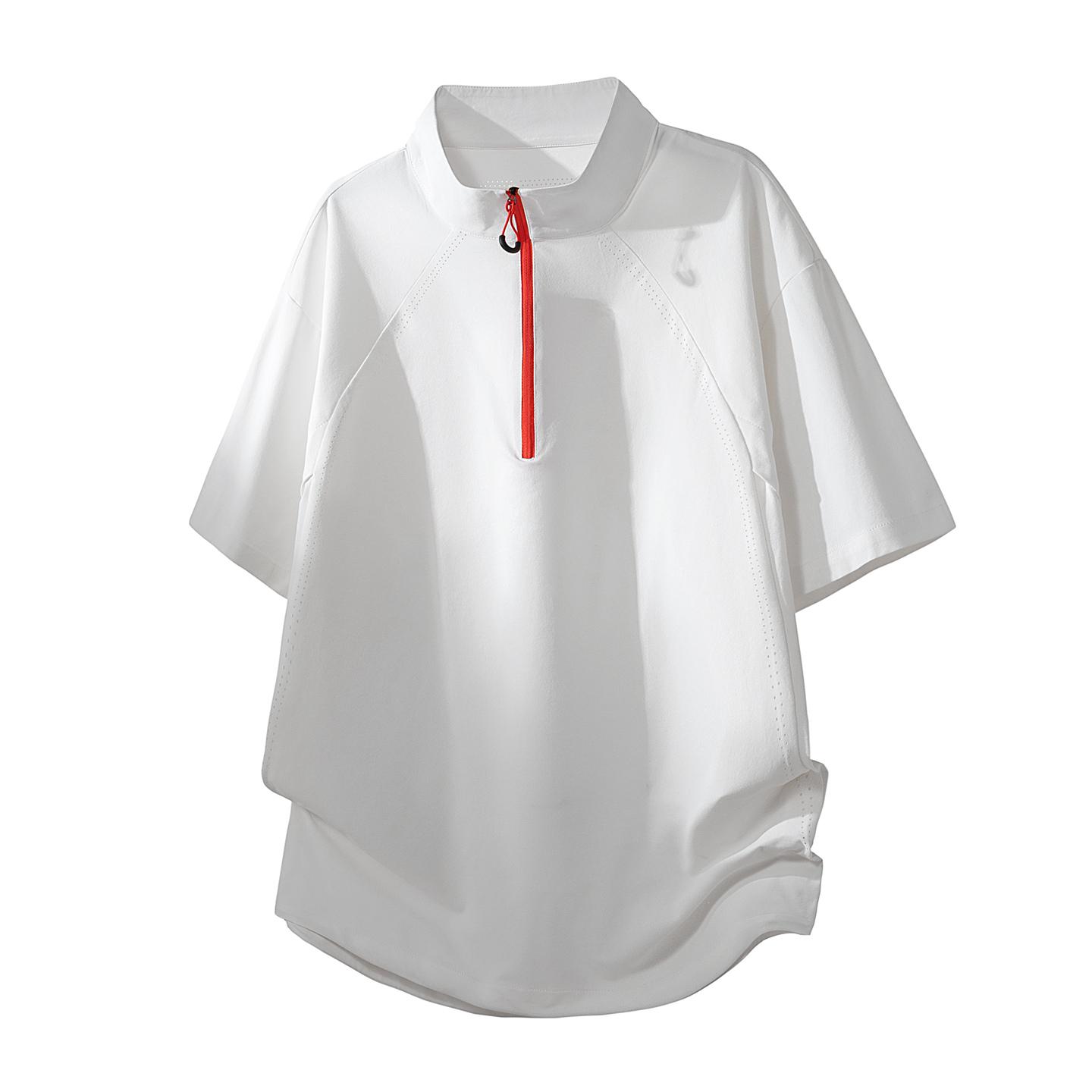 Summer Plus Size Short Sleeved T-shirt Men s Ice Silk Outdoor Versatile Quick Drying Pullover Short Sleeved Loose and Loose Sports Top 8XL