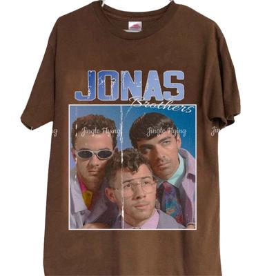 Vintage Tee Nick Joe Kevin Jonas Tour Shirt Concert Retro Unisex Gift 90s Graphic Tee