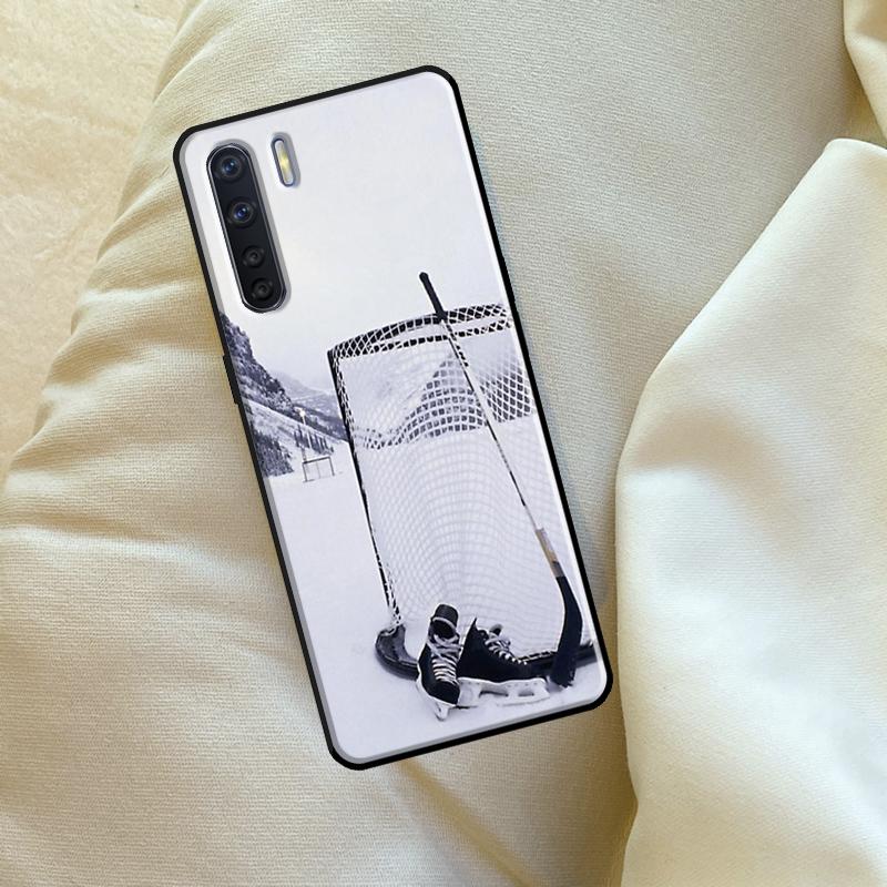 

Hockey Stick and Puck For OPPO A15 A16 A76 A96 A52 A72 A92 A98 A78 A58 A5 A9 A53 A17 A77 A57S A94 A74 A54S Case OPPO A57 5G