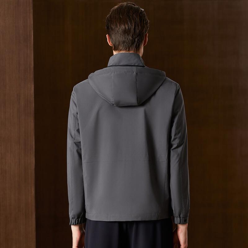 Antonio Men's Business Casual Hooded Jacket