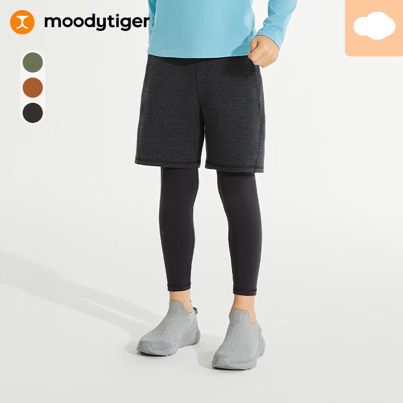 Мальчиковые спортивные брюки Moodytiger с имитацией двойки, вязаные 110