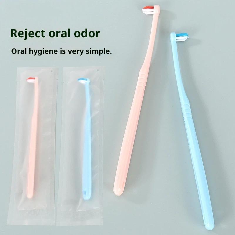 1/2/5 Pcs Small Head Single-Beam Soft Teeth Cleaning Toothbrush Interdental Brush Soft Hair Implant Adult Oral Care Tool