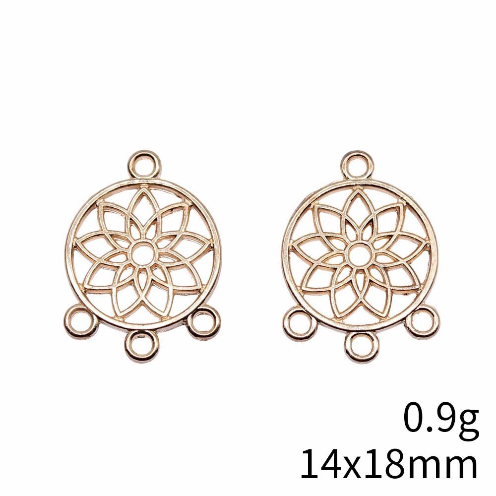 Graduation Accessories Women Round Multi-Hole Earring Connector Accessories Parts Clearance Sale Items Accessories For Girls