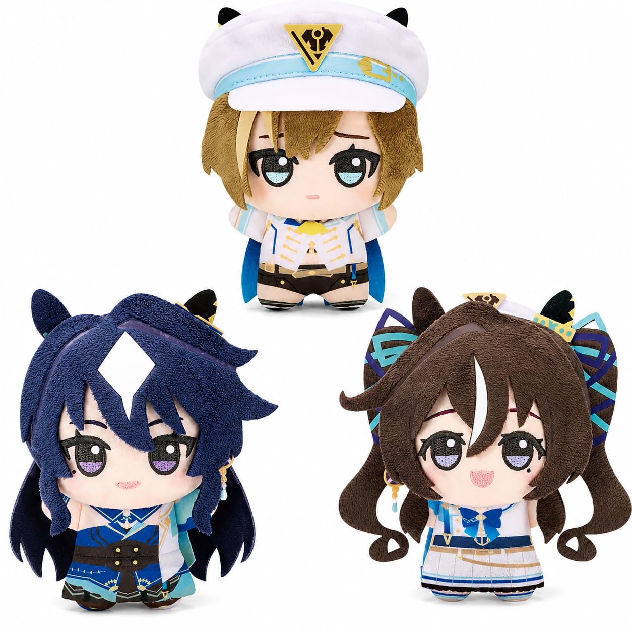 Uma Musume Pretty Derby Chibi Plush vol.2 Complete Set 3 Types Approximately 11cm Official