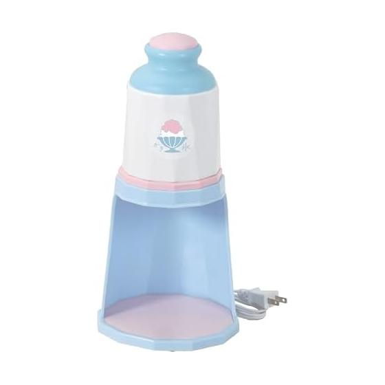 Pearl Metal 2-way sharpening electric shaved ice machine with 2 ice cups, compact storage, Koomi DD-8027