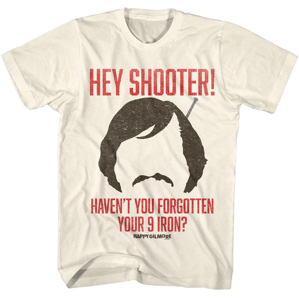 Happy Gilmore Movie Mr Larson HEY SHOOTER You Forgot Your 9 Iron Men T Shirt M
