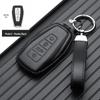 Genuine Leather Key Case for Geely Boyue, Xingyue L, Binyue ICON, Xingrui, Panda Mini - Premium Metal Shell