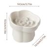 Cat Food Bowl Slow Feeder Kitten Licking Interactive Bowl Anti-Slip Puppy Slow Feeder For Indoor Home Kitchen Living Room