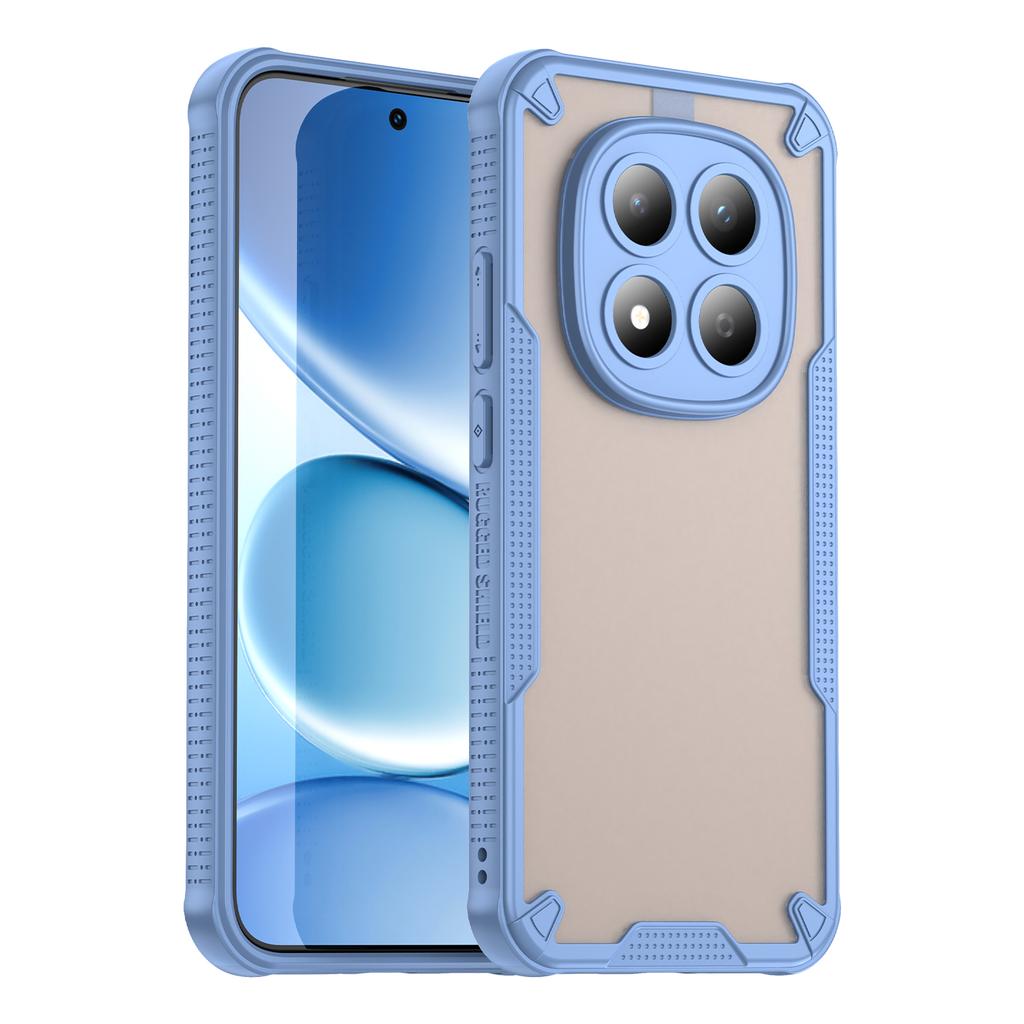 For Xiaomi Redmi Note 15 Pro 5G (Global) Case PC + TPU Semi-Transparent Frosted Finish Protective Phone Cover