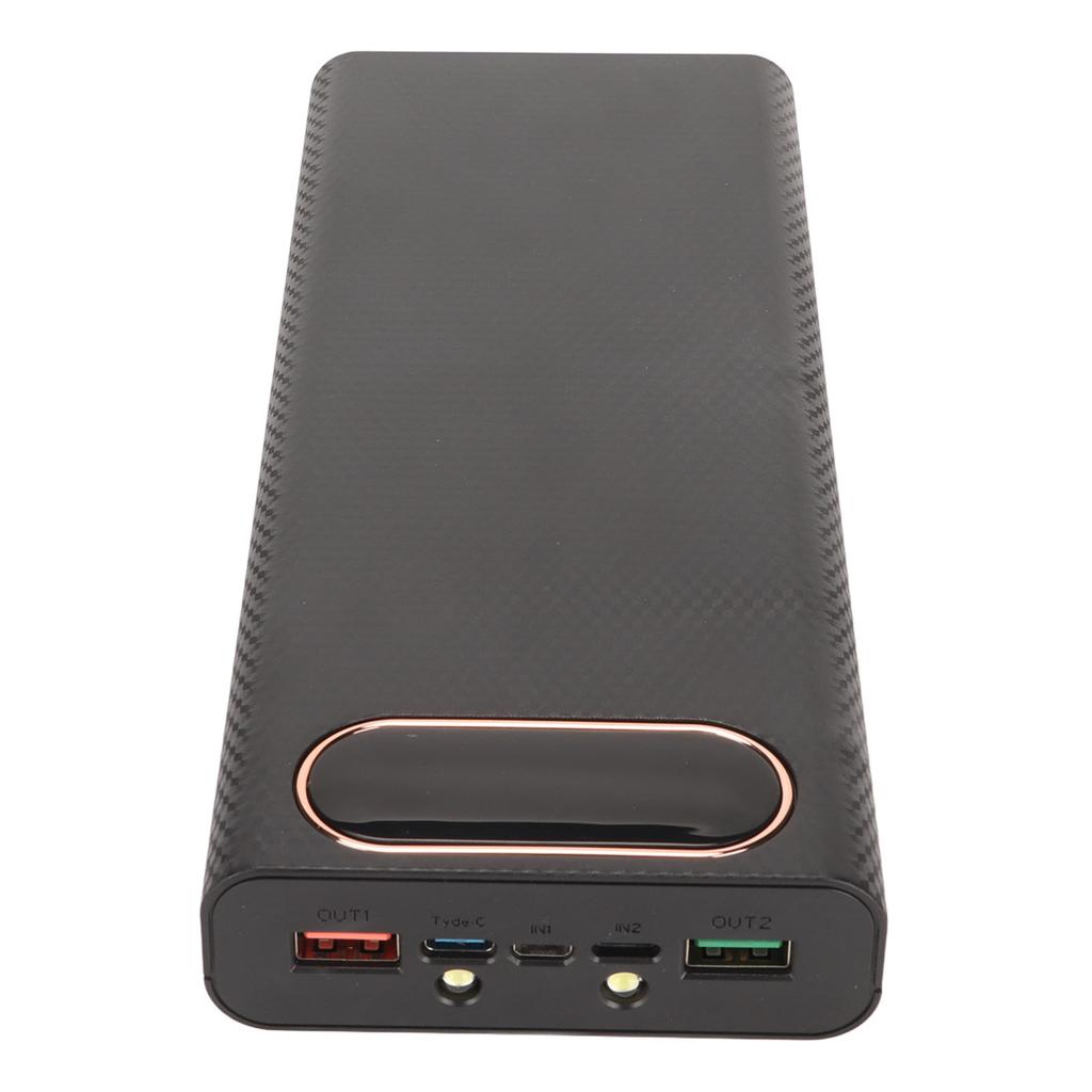 8x21700 Battery Box Welding Free Power Bank Box Kit DIY Battery Charger Outer Case 22.5W Quick Charging Black