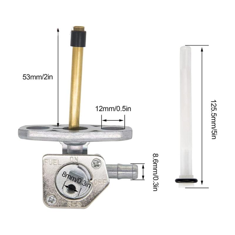 Fuel Petcock Switch Valves 16950-HM8-003 for TRX350FE TRX350FM TRX350TE TRX350TM TRX400FA TRX400FGA TRX400FW 16950HM8003