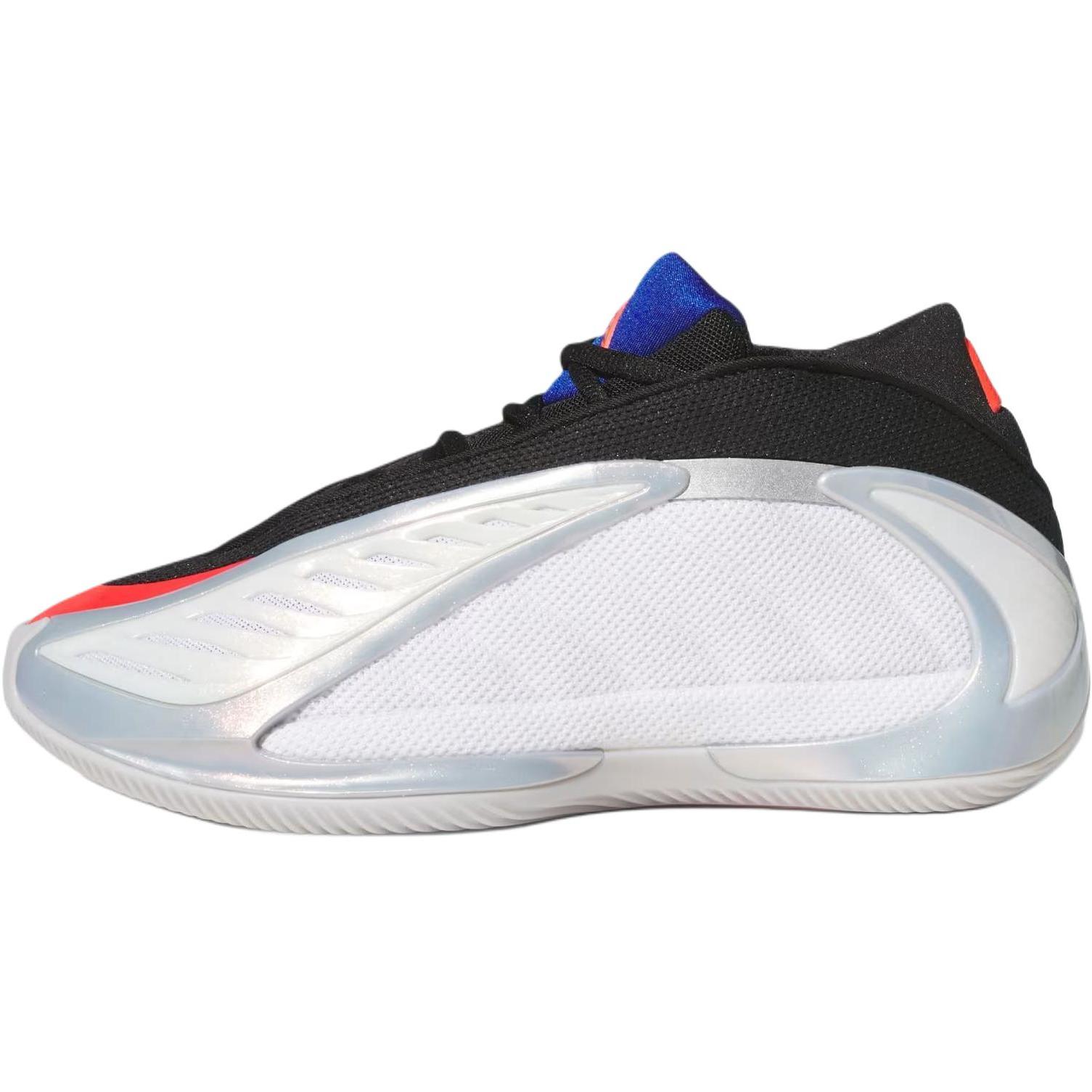 

Adidas AE2 Mid top Basketball Shoes White Black Kids KK0153 36