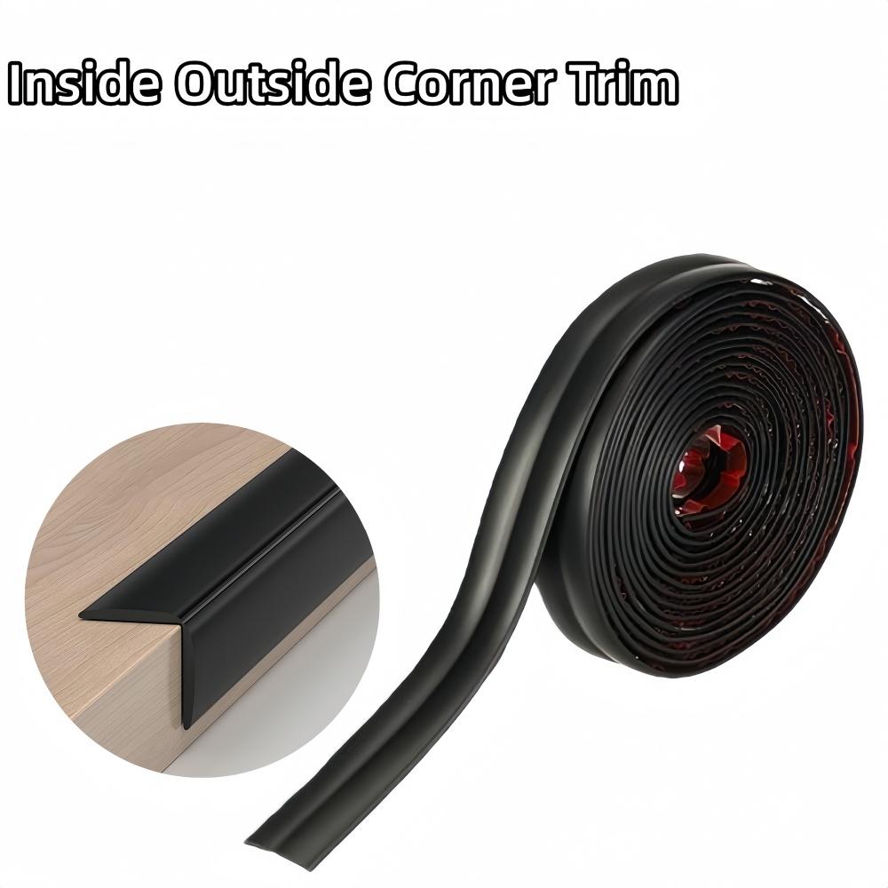 1pc 2cmX2m/3meters Wall Corner Protector, Self Adhesive Wall Corner Guard Edge Protector Flexible Peel and Stick Molding Trim