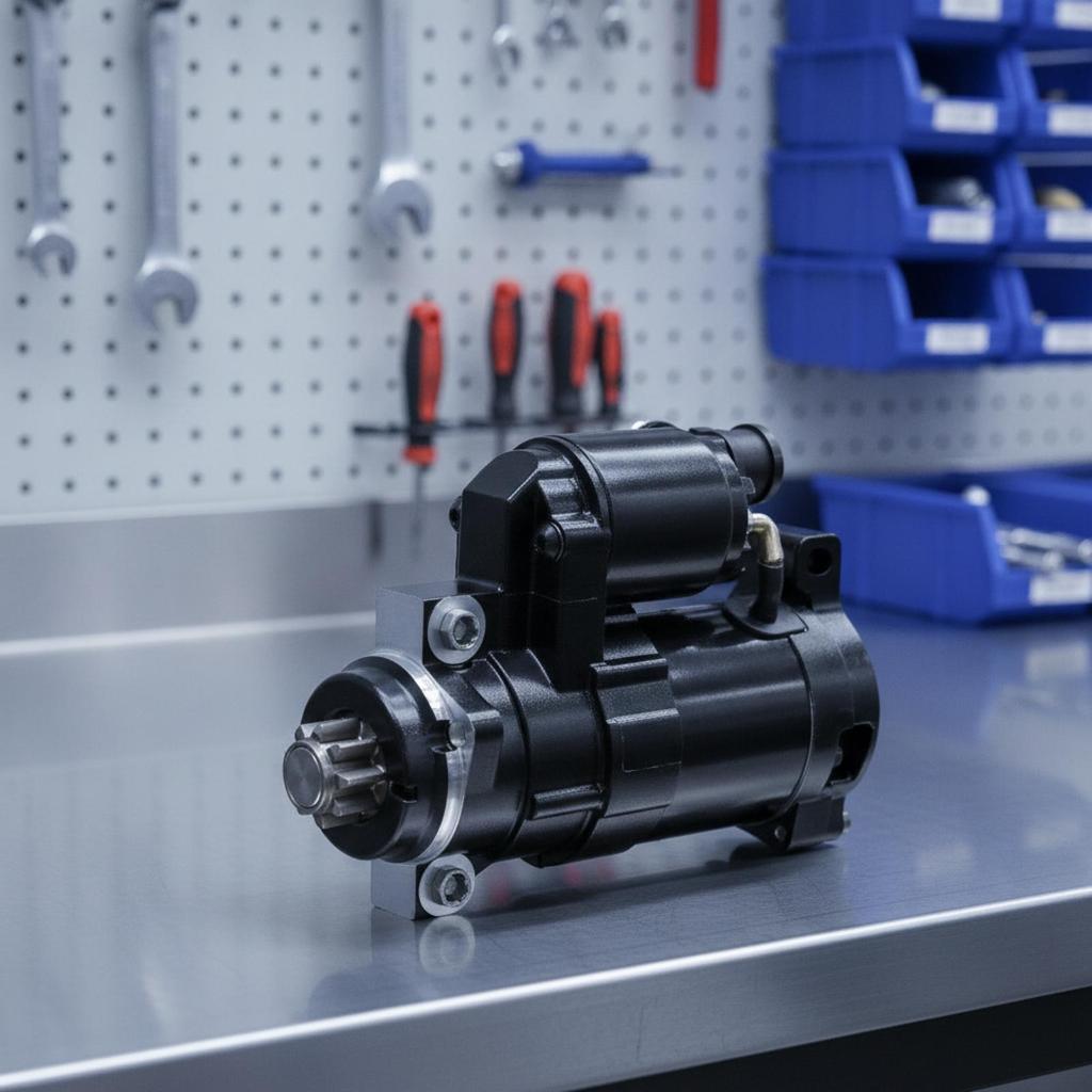 Starter Motor with Gear Shaft Four-Stroke Outboard Model-specificFit for