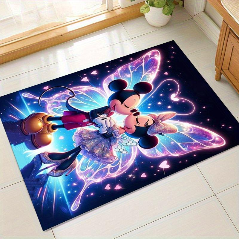 

1pc. Romantic Mickey & Minnie Mouse Butterfly Wings Home Office Chair Outdoor Rug Giftz049042 60cm by 90cm