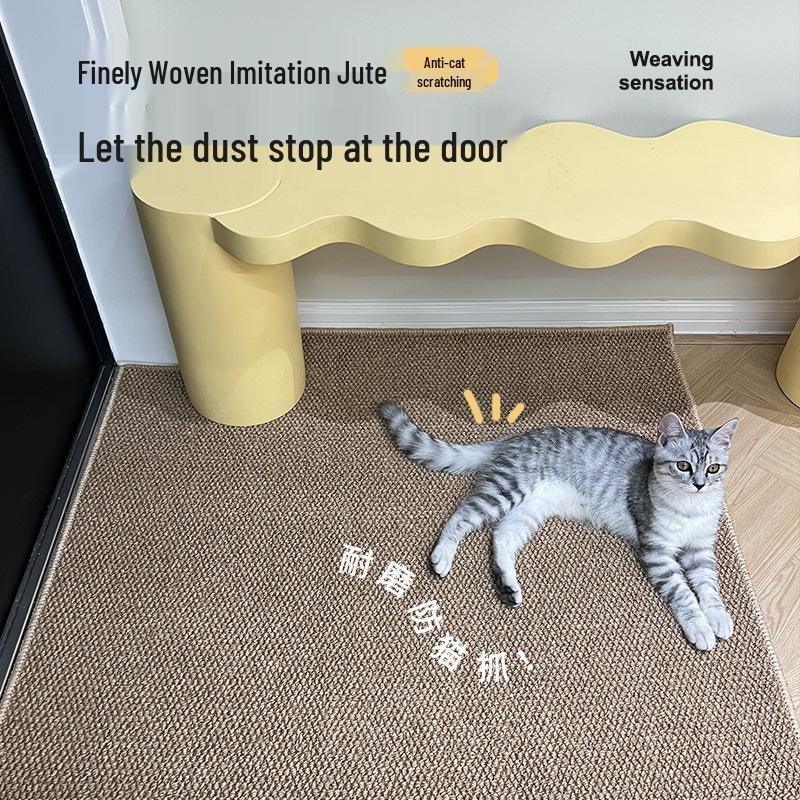 Cuttable Imitation Sisal Doormat for Entrance, Hallway & Outdoor Use