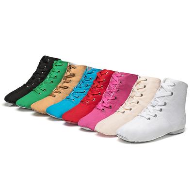 Jazz Dance Shoes Female High School Teacher Shoes Soft Sole Exercise Men and Women Yoga Performance Canvas Dance Shoes Ethnic Style Jazz Boots