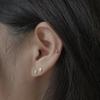 14k flash light cubic piercing