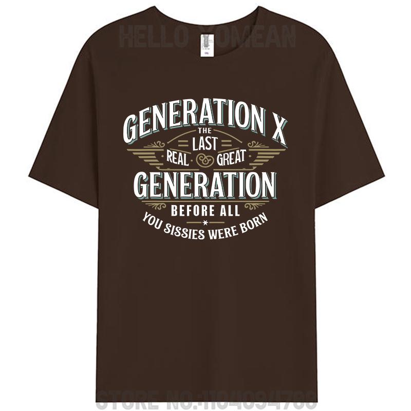 Generation X 1965-1980 Die letzte wirklich großartige Generation X Witziges sarkastisches T-Shirt Damen Herren 100% Baumwoll-T-Shirt Tops Neuheitsgeschenke