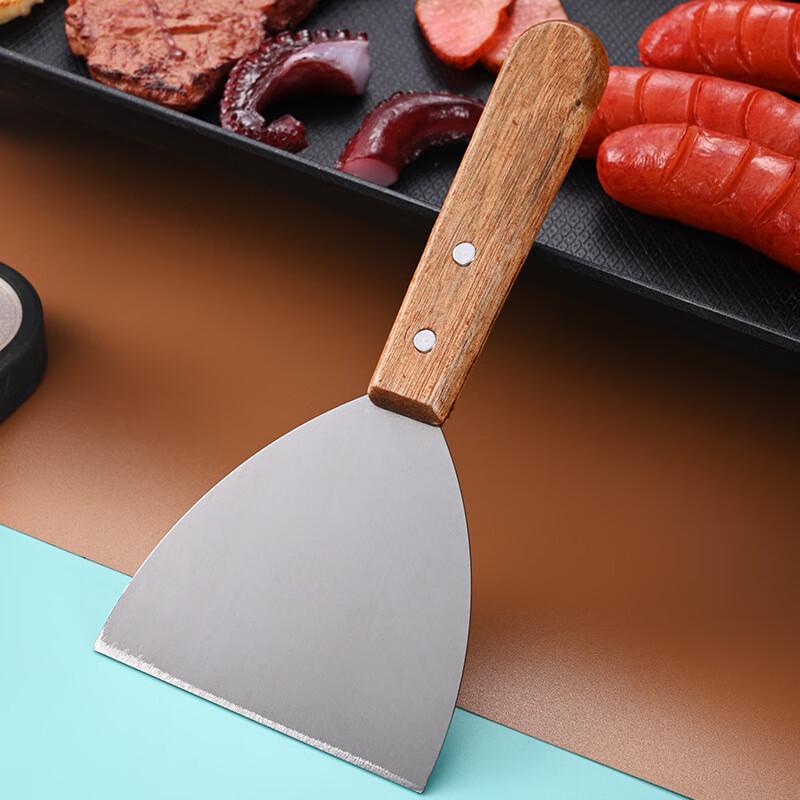 Stainless Steel Wooden Handle Cooking Spatula