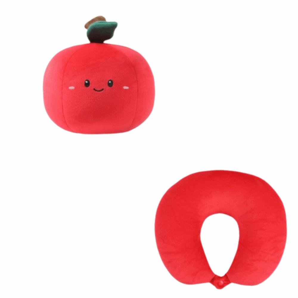 

2 in 1 U-shaped Pillow Cartoon Fruit-shaped Pillow Adorable Cute Fruit Neck Pillow Travel Use Fruit