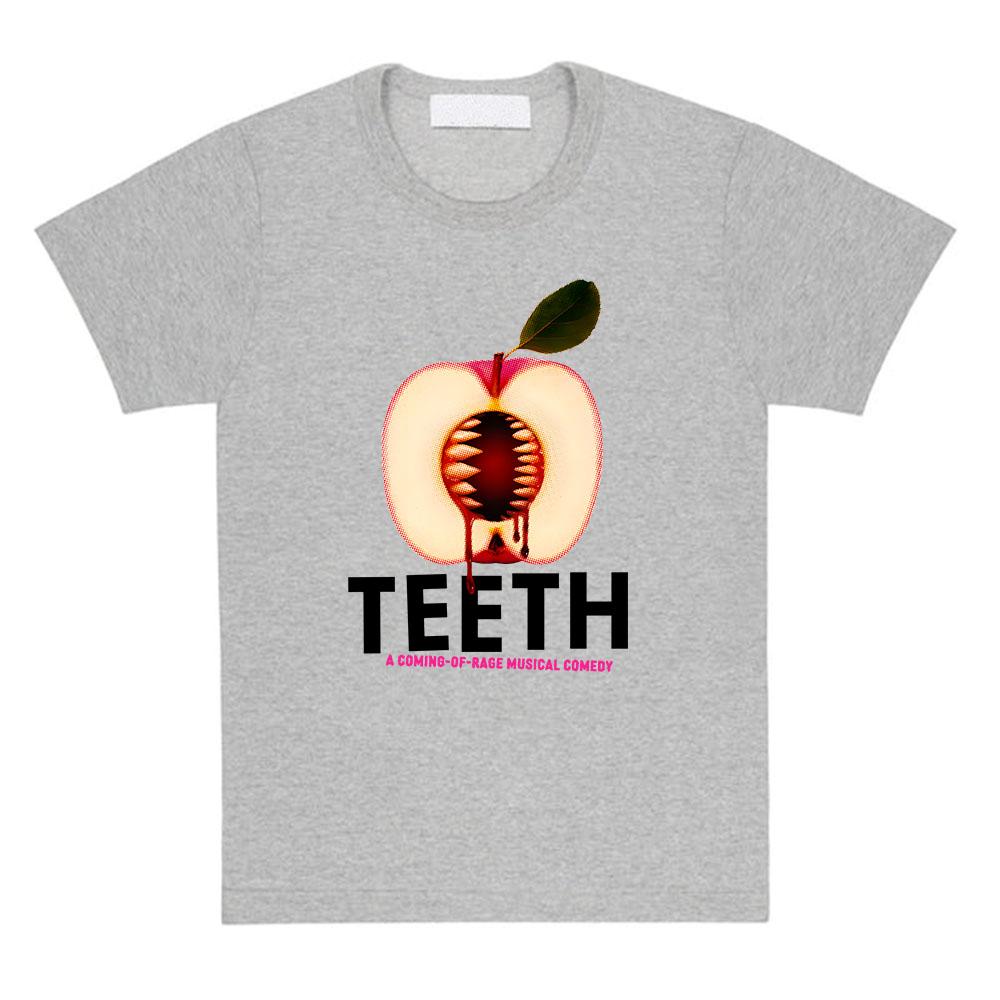 Teeth Musical Comedy Printing T-shirt Cotton Short Sleeve Women/Men Tshirts Graphic Tees Tops Round Neck Soft Unisex Streetwear