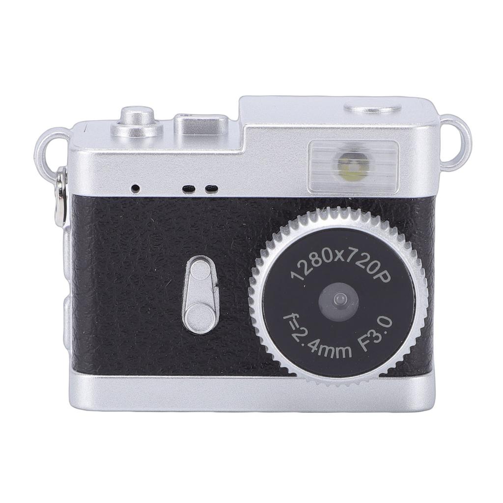 Keychain Camera Tiny Retro Digital Camera with LED Light Filters for Teenagers Adults Photography Beginners Travel