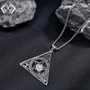 TK Gothic Triangle Pendant Necklace – Punk Hip Hop Dark Style