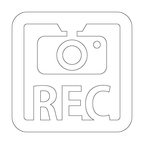 

НАКЛЕЙКА ДЛЯ РЕЗКИ ЗНАКОВ Наклейка для видеорегистратора (Запись/Съемка/REC) Противоугонное средство, предотвращающее преследование автомобиля (Режущая наклейка/Наклейка) Глянцевый тип (Водонепроницаемый