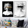 Poster Artistico Medusa di Smeraldo Creature Mitologiche Stampe per Pareti Pittura su Tela Mitologia Greca Moderna per Galleria Decorazioni per la Casa