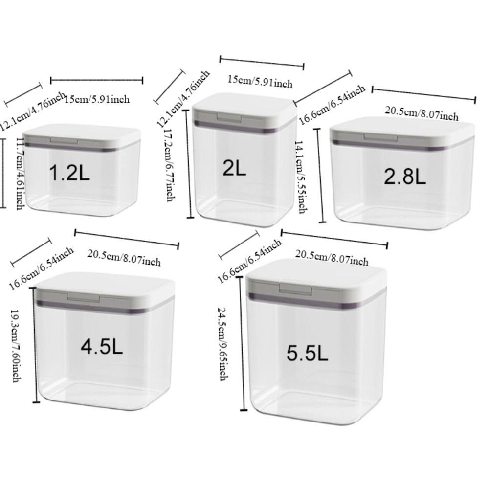 Moisture-proof Grain Storage Organizer Sealed Food Container Food Storage Box  Washing Powder
