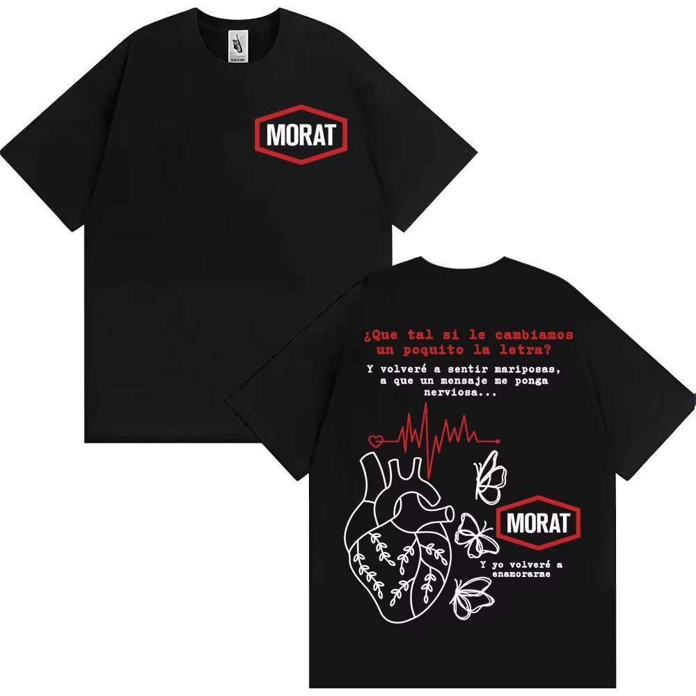 

Rock Band Morat Asuntos Pendientes Tour T-shirts Men Women Harajuku Hip Hop Punk Street T Shirt Cotton Oversized T Shirt S