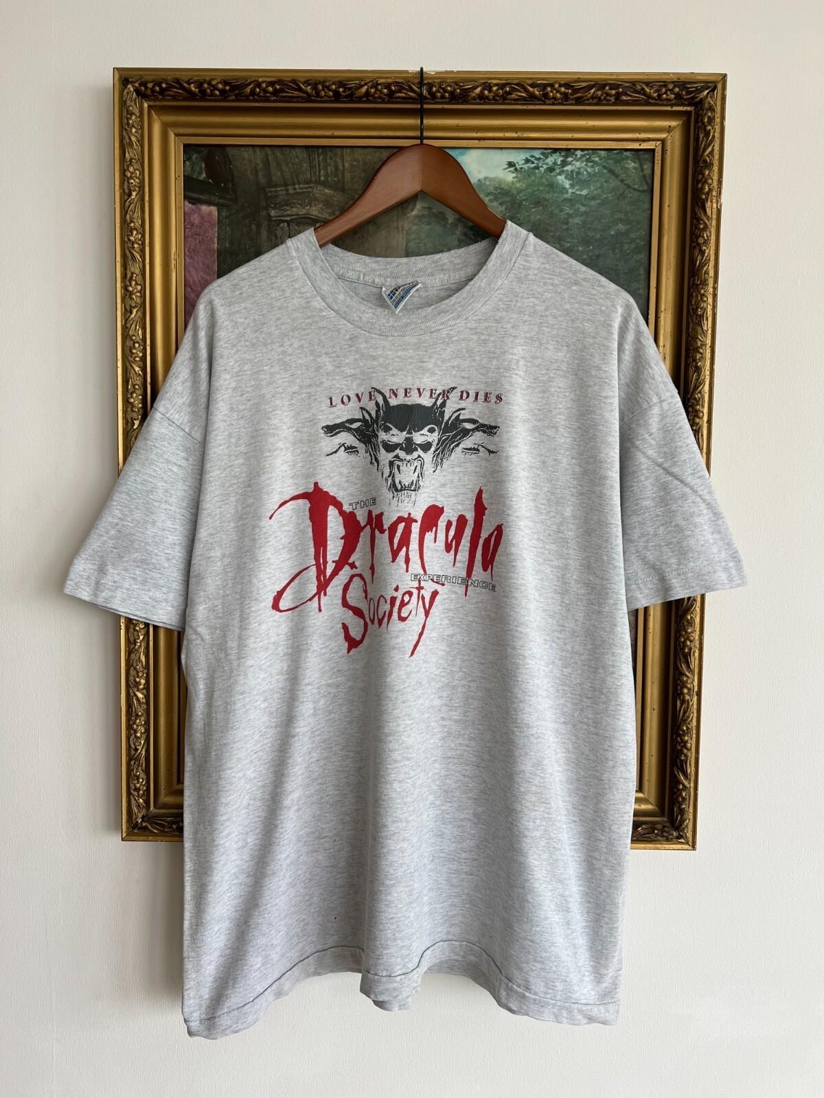 Vintage 90s The Dracula Bram Stokers Love Never Dies T-shirt AN55260 Unisex T-Shirt S