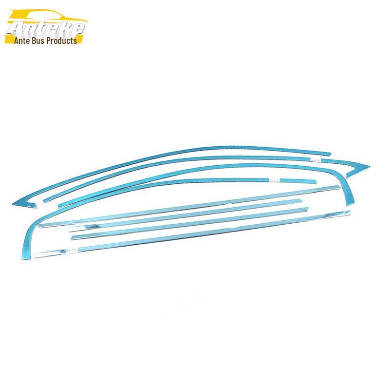 Octavia Window Bright Strip: Stainless Steel Anti-Scratch Decorative Car Sticker