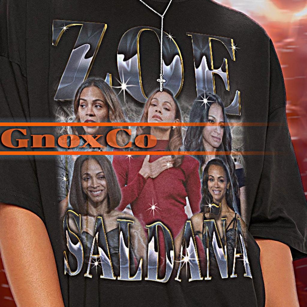 ZOE SALDANA Shirt, Zoe Saldana Vintage Tshirt, Zoe Saldana Fan Tees, Zoe Saldana Retro 90s Sweater, Zoe Saldana Merch Gift #tpc