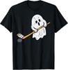 Ghost Ice Hockey Halloween T-Shirt for Men and Boys