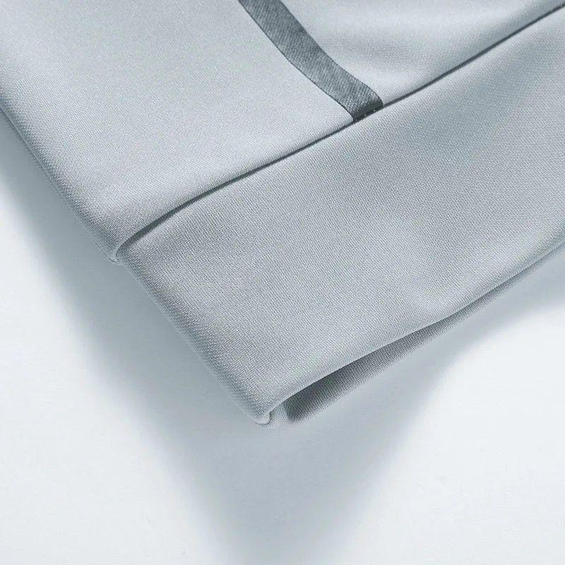 Men's Summer Thin Ice Silk Short-sleeved Suit Loose Breathable Casual Two-piece Suit